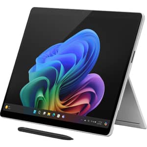Microsoft Surface Pro 13″ 5G (Latest Version) | LCD | 10 Core | Copilot+PC | 120Hz Display| Snapdragon X Plus| 16GB RAM | 256GB SSD| Platinum | Windows 11 Home –| Device Only | Charger sold Separately