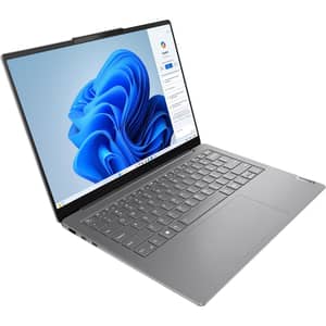 Lenovo Yoga Slim 7 14IMH9 (2025) AI PC - 1st Series / Intel Core Ultra 5-125H / 14inch WUXGA / 1TB SSD / 16GB RAM / Shared Intel Arc Graphics / Windows 11 Home / English & Arabic Keyboard / Luna Grey / Middle East Version - [83CV00FNAX]