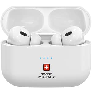 Swiss Military Victor 8 Wireless Earbuds White