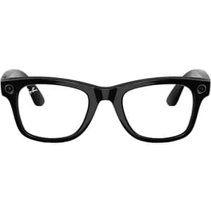 Ray-Ban Meta Wayfarer Gen 2 Sunglasses Shiny Black/Graphite Green Transitions - RW4012