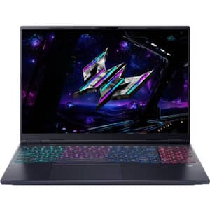 Acer Predator Helios Neo 16S AI Gaming (2025) Laptop - 2nd Series / Intel Core Ultra 9-275HX / 16inch WQXGA / 2TB SSD / 64GB RAM / 8GB NVIDIA GeForce RTX 5060 Graphics / Windows 11 Home / English Keyboard / Black / International Version - [PHN16S-71-91AW]