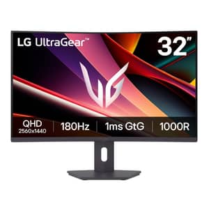 LG UltraGear QHD Curved Gaming Monitor 32" 180 Hz,VA Panel- 32G600A-B