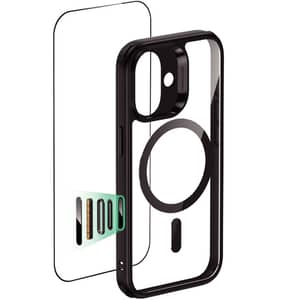 ESR Classic Magnetic Case And Screen Protector Clear/Black iPhone 17 - 1A889