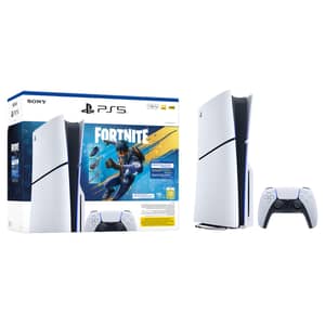 Sony PlayStation 5 Console (CD Version) - Middle East Version + Fortnite Flowering Chaos Bundle