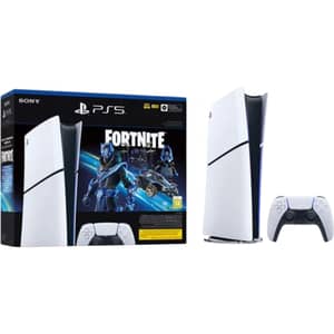Sony PlayStation 5 Console (Digital Version) White + FORTNITE FC Voucher