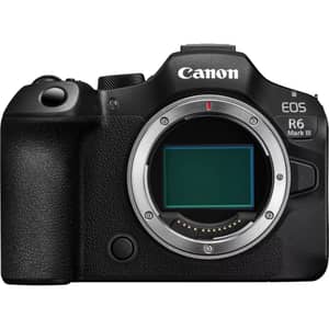 Canon Mirrorless Camera Body Black - EOS R6 Mark III