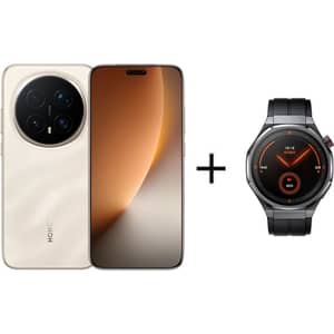 Honor Magic8 Pro 5G 1TB 16GB RAM Sunrise Gold Dual Sim Smartphone + Watch 5 Ultra + 3 Month Google AI Pro + 12 Month Damage Protection - Pre-order