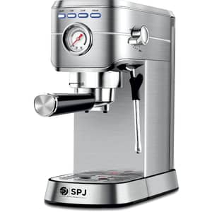 SPJ Espresso Coffee Machine - CMEW-SS20B01