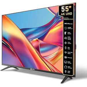 SPJ 55" 4K Ultra HD LED Smart Televishion (2025 Model) - 4KS55BLX