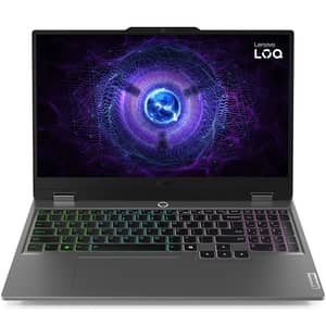 Lenovo LOQ 15IRX9 Gaming (2025) Laptop - 13th Gen / Intel Core i5-13450HX / 15.6inch FHD / 512GB SSD / 16GB RAM / 6GB NVIDIA GeForce RTX 3050 Graphics / Windows 11 Home / English & Arabic Keyboard / Luna Grey / Middle East Version - [83DV000BAX]