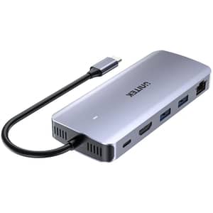 Unitek 6-in-1 USB-C Hub with M.2 SSD Enclosure - D1120A01