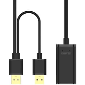Unitek USB 2.0 Active Extension Cable 10m Black - Y-278