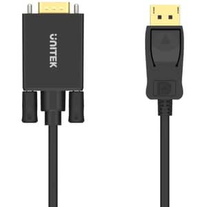 Unitek DisplayPort To VGA Cable 1.8m Black - Y-5118F