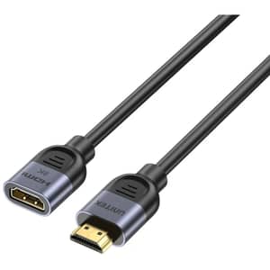 Unitek Ultra Stream 8K HDMI Extension Cable 1.5m Black - C11091AGY01-1.5M