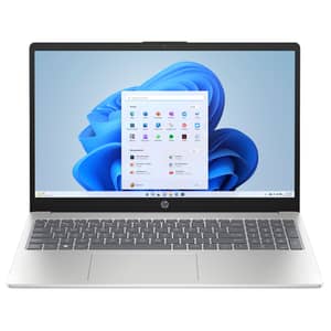 HP (2026) Laptop - 2nd Series / Intel Core Ultra 5-225U / 15.6inch FHD / 512GB SSD / 16GB RAM / Shared Intel Graphics / Windows 11 Home / English & Arabic Keyboard / Natural Silver / Middle East Version - [15-FD2000NE]