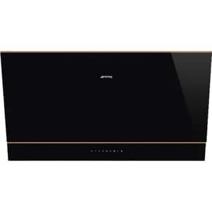 Smeg Dolce Stil Novo Aesthetic Decorative Hood 90cm Black - KV694R