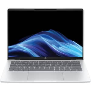 HP OmniBook 5 Next Gen AI (2026) Laptop - Snapdragon X-X1-26-100 / 14inch 2K / 512GB SSD / 16GB RAM / Shared Qualcomm Adreno GPU / Windows 11 Home / English & Arabic Keyboard / Glacier Silver Aluminum / -
