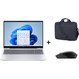 HP OmniBook 7 AI (2026) Laptop - 2nd Series / Intel Core Ultra 7-255H / 16inch 2K / 1TB SSD / 32GB RAM / IntelArc 140T GPU / Windows 11 Home / English&Arabic Keyboard / GlacierSilver / MiddleEastVersion-+Laptop Briefcase A08JTAA+Mouse 2S9
