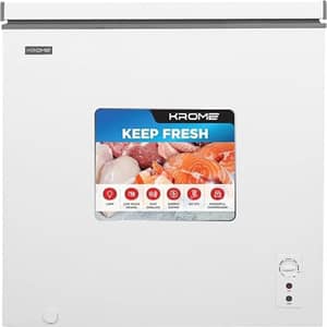 Krome Chest Freezer 200L White - KR-CF225R