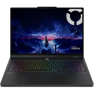 Lenovo Legion Pro 5 16IRX10 Gaming (2026) Laptop - 14th Gen / Intel Core i9-14900HX / 16inch WQXGA / 1TB SSD / 32GB RAM / 8GB NVIDIA GeForce RTX 5060 / Windows 11 Home / English & Arabic Keyboard / Eclipse Black / Middle East Version - [83NN005WAX]