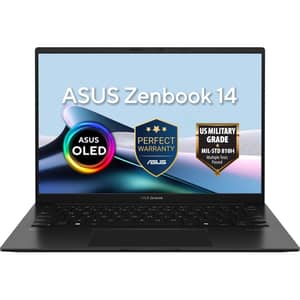أسوس زينبوك 14 (2026) يدعم كوبايلت+، معالج AMD رايز 7-445 يدعم AI، شاشة WUXGA مقاس 14 بوصة، (1 تيرابايت، 32 جيجابايت)، كرت شاشة AMD راديون مدمج، نظام تشغيل ويندوز 11 هوم، لوحة مفاتيح إنجليزي وعربي، لون أسود، إصدار الشرق الأوسط UM3406GA-QD031W