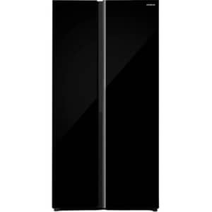 Hitachi Skyline Side By Side Refrigerator 656L Glass Black - HRSN9713ESGBKAE