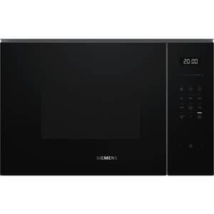 Siemens iQ500 Built-in Microwave with Grill 59x38cm Black - BE555LMB2M