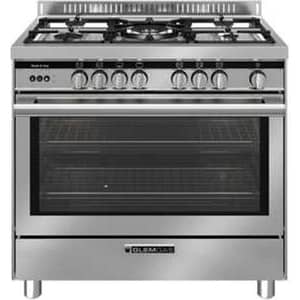 Glemgas Free Standing 5 Burner Gas Cooker 90cm Stainless Steel - ST9612RIFS-AF