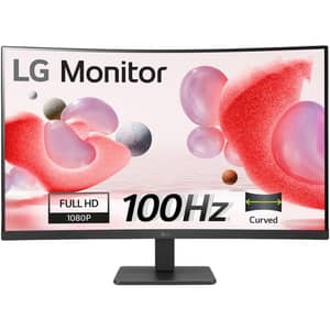 LG 31.5inch Full HD Curved Monitor, 100Hz, AMD FreeSync™, Anit-glare - 32MR50CB