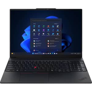 Lenovo ThinkPad E16 Gen 3 (2026) Copilot+ PC - 2nd Series / Intel Core Ultra 7-256V / 16inch WUXGA / 512GB SSD / 16GB RAM / Shared Intel Arc 140V Graphics / Windows 11 Pro / English & Arabic Keyboard / Black / -