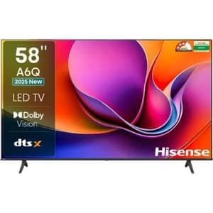 تلفزيون هايسينس الذكي بشاشة LED دقة 4K UHD مقاس 58 بوصة (موديل 2025) 58A61Q