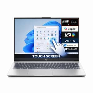 HP (2022) Laptop - AMD Ryzen 5-7520U / 15.6inch FHD / 512GB SSD / 8GB RAM / Shared AMD Radeon Graphics / Windows 11 Home / English Keyboard / Natural Silver / International Version - [15-FC0146DX]