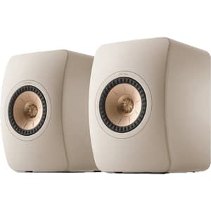 KEF LS50 Meta HiFi Sand Shell Bookshelf Speakers