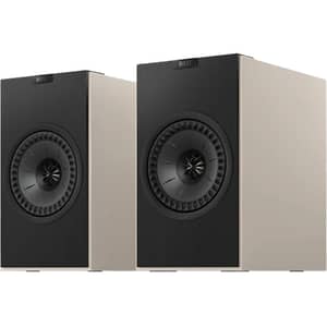 KEF Coda W Nickel Grey Bookshelf Speakers