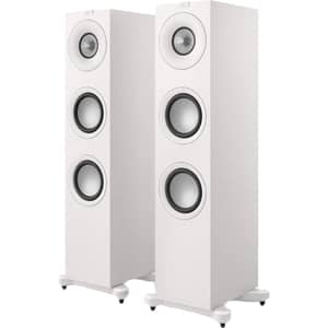 KEF Q7 Meta HiFi Satin White Floorstanding Speakers