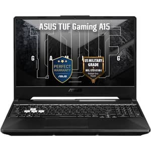 Asus TUF A15 Gaming (2026) Laptop - AMD Ryzen 7-170 / 15.6inch FHD / 512GB SSD / 16GB RAM / 4GB NVIDIA GeForce RTX 3050 GPU / Windows 11 Home / English & Arabic Keyboard / Graphite Black / Middle East Version - [FA506NCQ-HN041W]