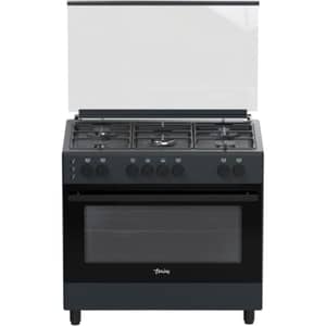 Terim Free Standing 5 Burner Gas Cooker 90cm Black - TERGC965BO