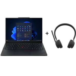 Lenovo TP E14 Gen 7 (2026) Copilot+ PC - 2nd Series / Intel Core Ultra 5-226V / 14inch WUXGA / 512GB SSD / 16GB RAM / Shared Intel Arc 130V / Windows 11 Pro / English & Arabic Keyboard / Black / -+ Headset - 4XD1Q30302