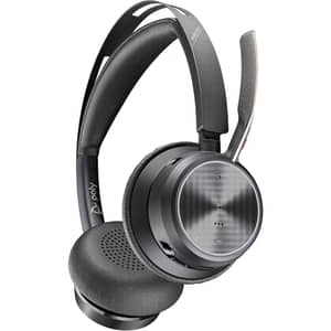 Poly Plantronics Voyager Focus 2 UC Wired Wireless Over Ear Headset Black