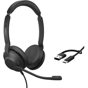 Jabra Evolve 2 30 SE Wired Over Ear Headset Black