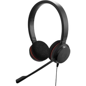 Jabra Evolve 20 Stereo Wired On Ear Headset Black