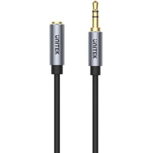 Unitek 3.5mm Plug to 3.5mm Jack Headphone Extension Cable 1m Grey - Y-C932ABK