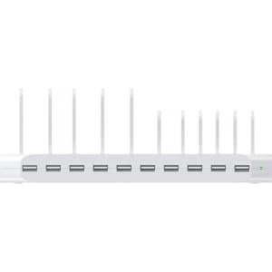 Unitek 10 Port USB Charging Station Cloud White - Y-2190D01-UK