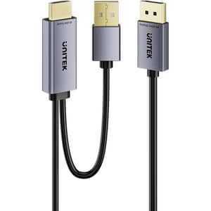 Unitek 4K HDMI To DisplayPort Cable 1.8m Space Grey - V1714AGY01