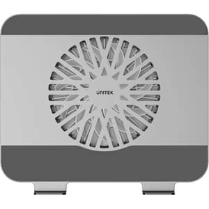 Unitek 360° Adjustable Laptop Stand With Cooling Fan Silver - OT1098AGY01