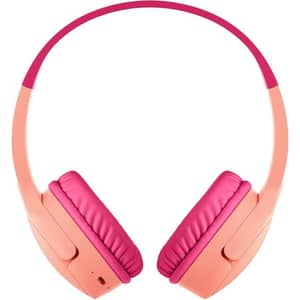 Belkin SoundForm Mini Wireless On Ear Headphones Pink