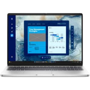 Dell Pro 16 (2025) Laptop - 2nd Series / Intel Core Ultra 7-265U / 16inch FHD+ / 512GB SSD / 16GB RAM / Shared Intel Graphics / Windows 11 Pro / English & Arabic Keyboard / Platinum Silver / Middle East Version - [PC16250]