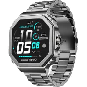 Grabit G-Trax Smartwatch Metal Silver