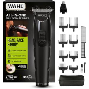 Wahl All-in-One Cordless Trimmer for Men – Black | 3028664