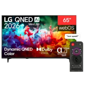 LG 65 inch QNED AI QNED70 Mini LED 4K Smart TV (2026) 65QNED70B6T